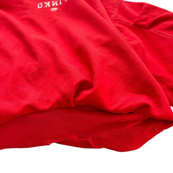 Pinko Oversized Layered Red/Orange Logo Sweatshirt Size M/L. NWOT - Picture 4 of 8